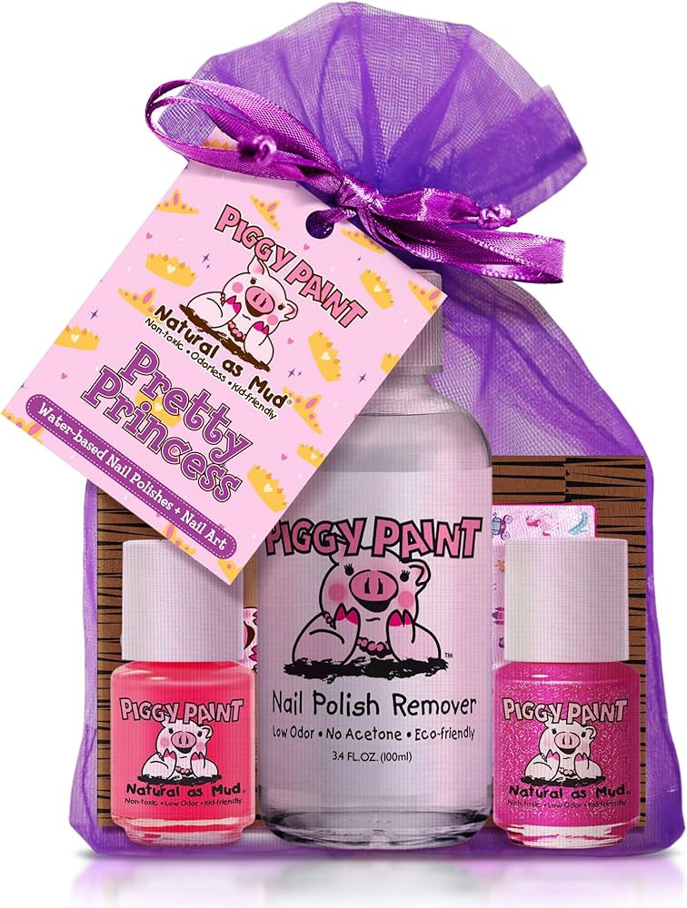 Piggy Paint | 100% Non-Toxic Girls Nail Polish | Safe, Cruelty-free, Vegan, & Low Odor Nail Polis... | Amazon (US)