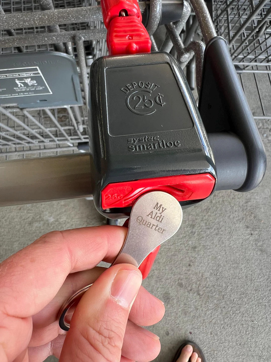Personalized Aldi Quarter Keychain | Shopping Cart Key | Cart Token | Etsy (US)