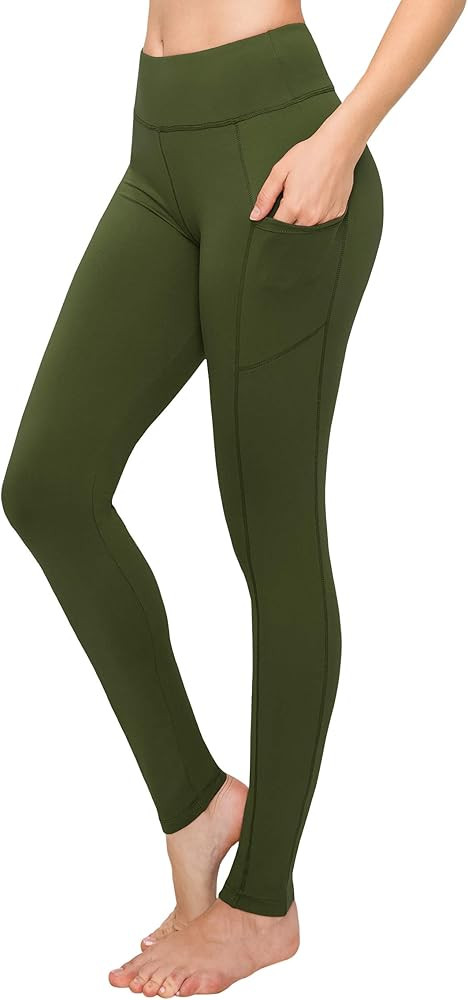 SATINA High Waisted Leggings for Women - Capri & Full Length Women's Leggings | Amazon (US)