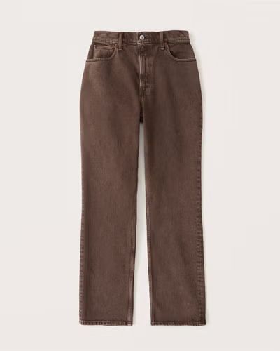 Women's Curve Love Ultra High Rise 90s Straight Jean | Women's New Arrivals | Abercrombie.com | Abercrombie & Fitch (US)