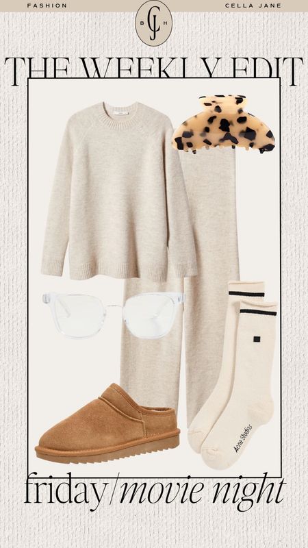 Cella Jane weekly edit. Styled looks for every day of the week and different events. #weeklystyle #outfitinspiration Friday movie night at home  

#LTKstyletip