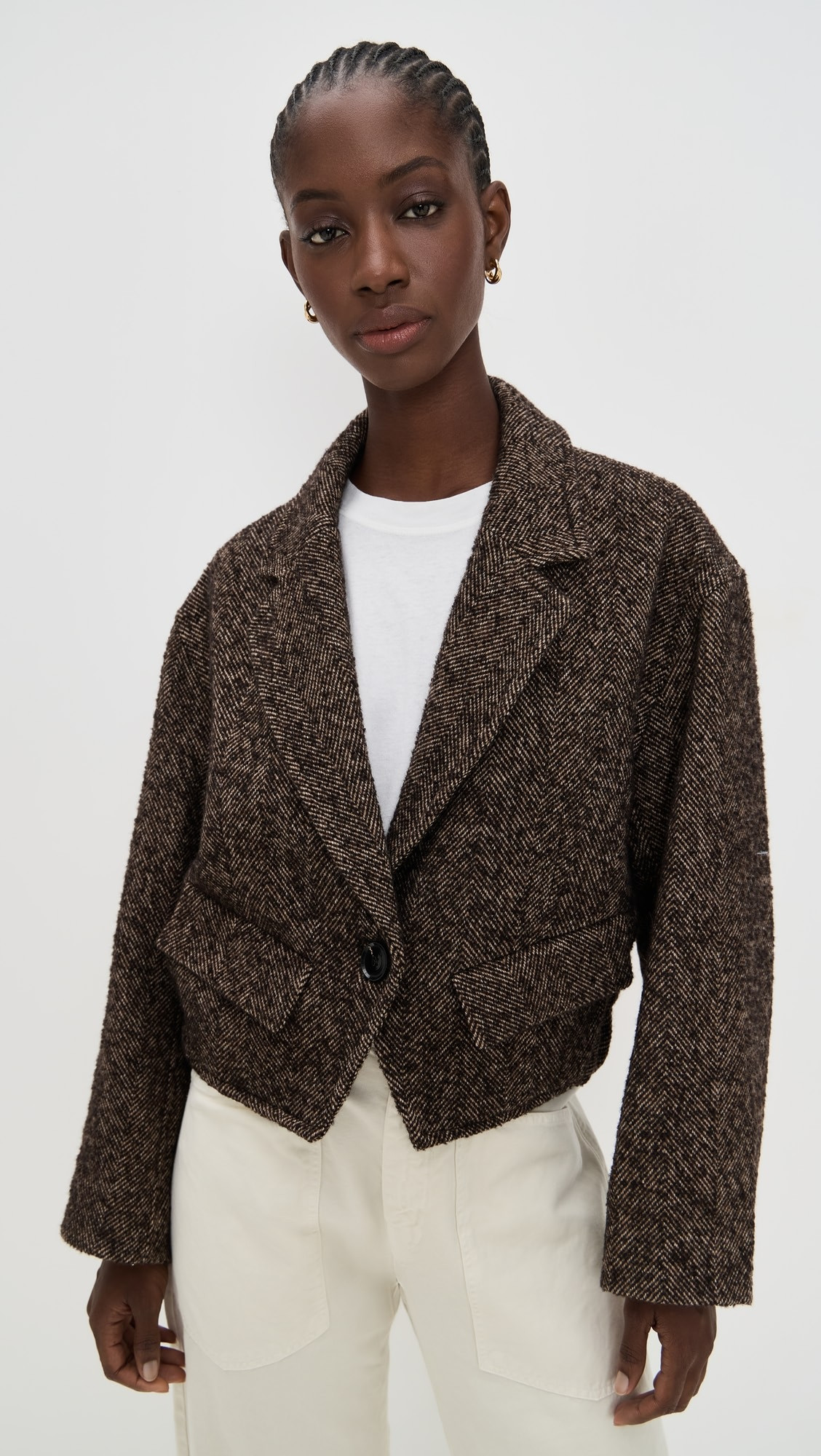 Ria Cropped Back Jacket | Shopbop