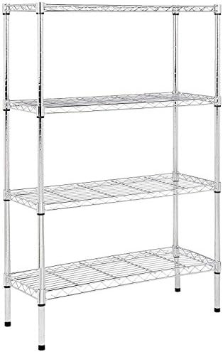 Amazon Basics 4-Shelf Adjustable, Heavy Duty Storage Shelving Unit (350 lbs loading capacity per ... | Amazon (US)