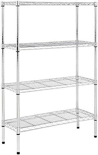 Amazon Basics 4-Shelf Adjustable, Heavy Duty Storage Shelving Unit (350 lbs loading capacity per ... | Amazon (US)