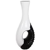 Tall Floor Vase, Black and White Large Floor Vase, 43 Inch Vase, Tall Vase for Home Décor, Interior  | Amazon (US)