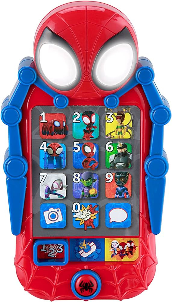 eKids Spidey and His Amazing Friends Toy Phone for Toddler with Built-in Preschool Learning Games... | Amazon (US)