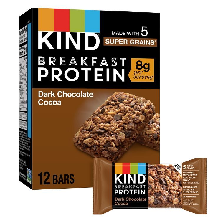 Kind Breakfast Dark Chocolate Protein Bars - 6ct | Target