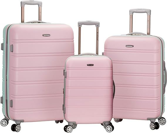 Rockland Melbourne Hardside Expandable Spinner Wheel Luggage, Mint, 3-Piece Set (20/24/28) | Amazon (US)