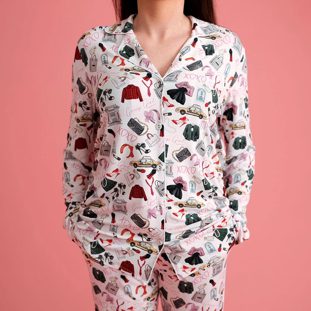 WB Multi Luxe Womens Pajamas | Gossip Girl | Posh Peanut