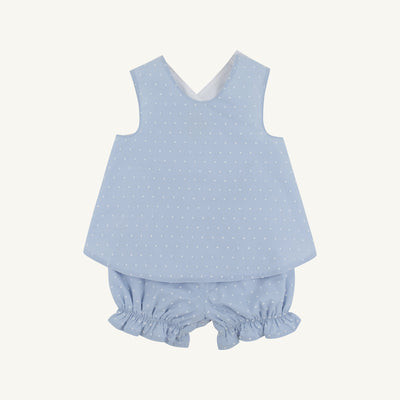 Bettye Bloomer Set - Sarasota Sky Dallas Dot | The Beaufort Bonnet Company
