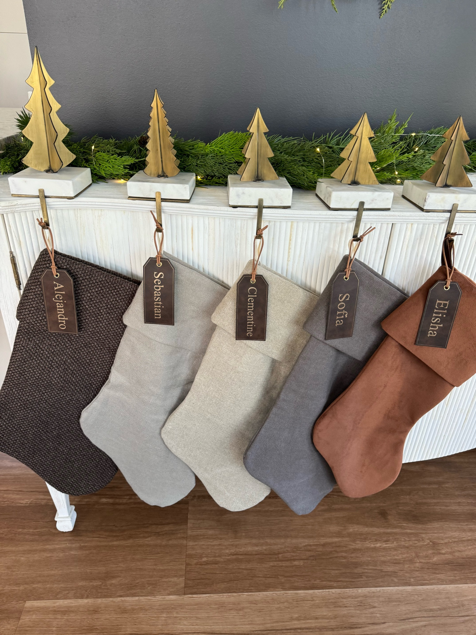 Neutral stocking and tags🤎

Christmas stockings, linen stockings, stocking tags, cedar garland

#LTKHome #LTKSeasonal #LTKHoliday