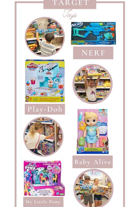 Target toys, kids toys, Target hail, hasbro toys, nerf, play doh, baby alive, birthday presents for kids, kid’s birthday present 

#LTKfamily #LTKkids #LTKSeasonal