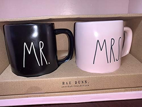 Rae Dunn MR. Black and MRS. White mug set | Amazon (US)