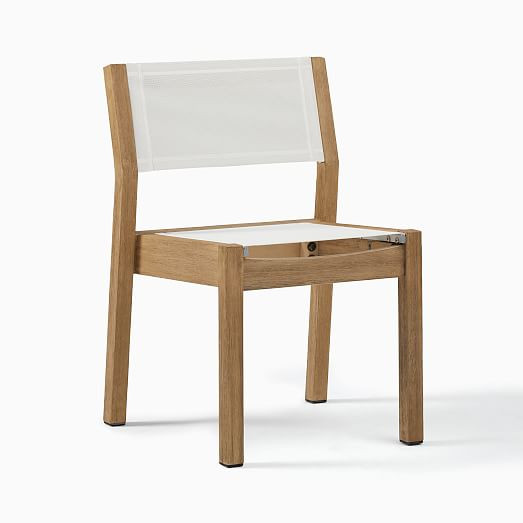 Portside Outdoor Stacking Dining Chair (Set of 2) | West Elm (US)