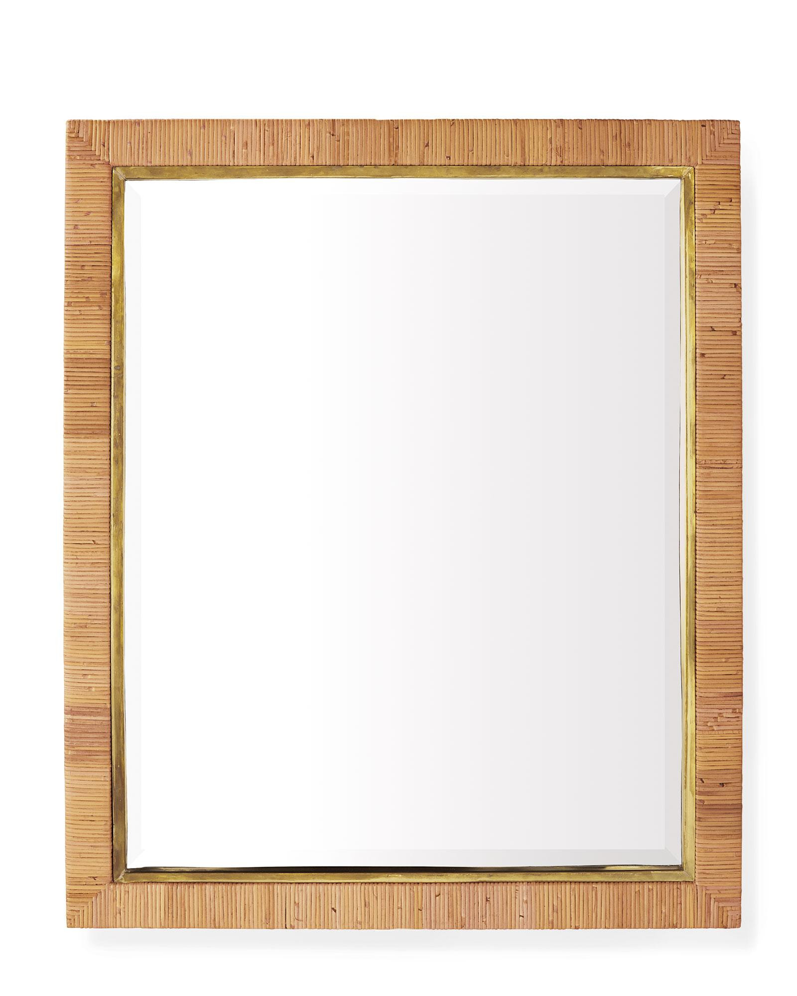 Balboa Rattan Mirror | Serena and Lily