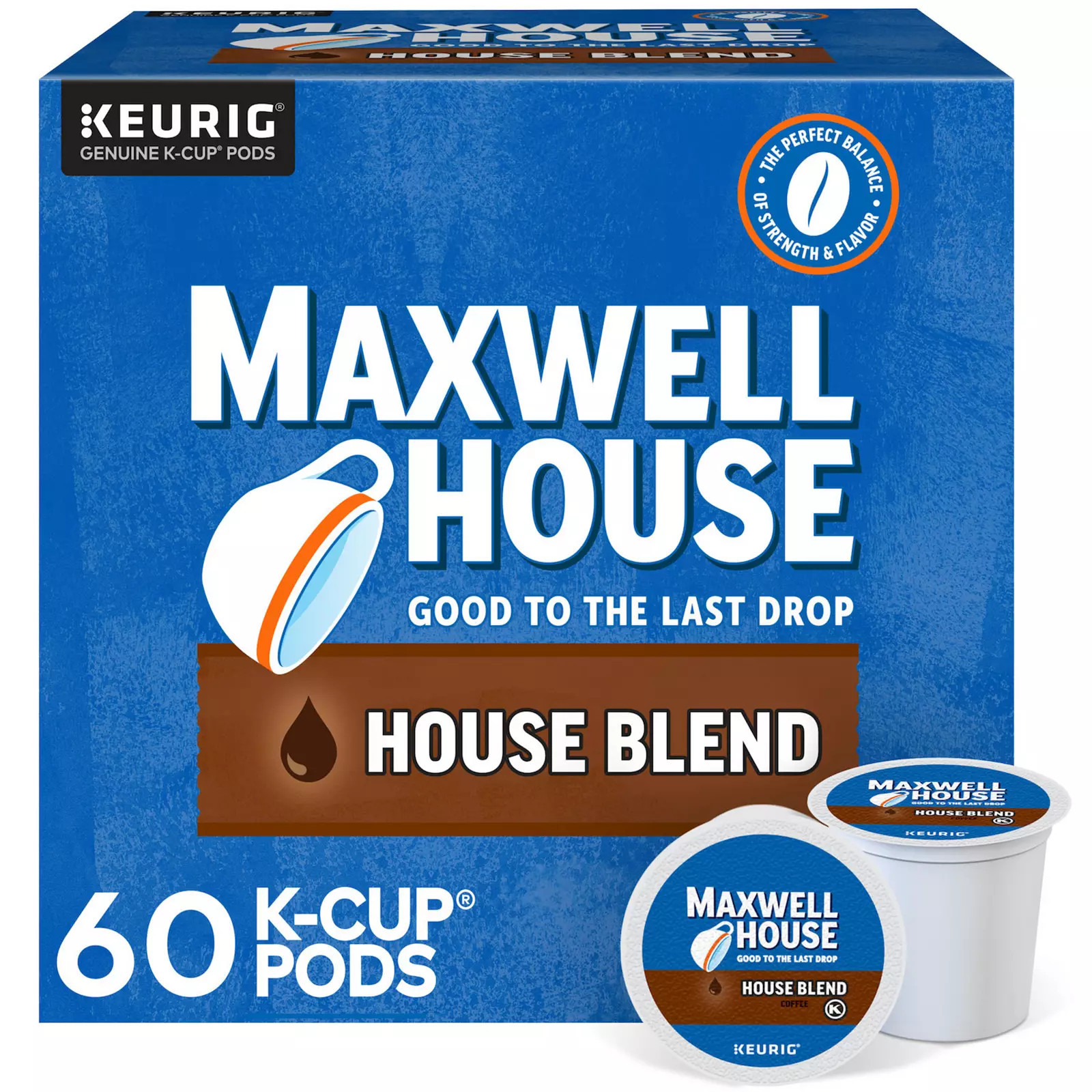 Maxwell House House Blend Coffee, Keurig® K-Cup® Pods, Medium Roast, 60 Count, Multicolor | Kohl's
