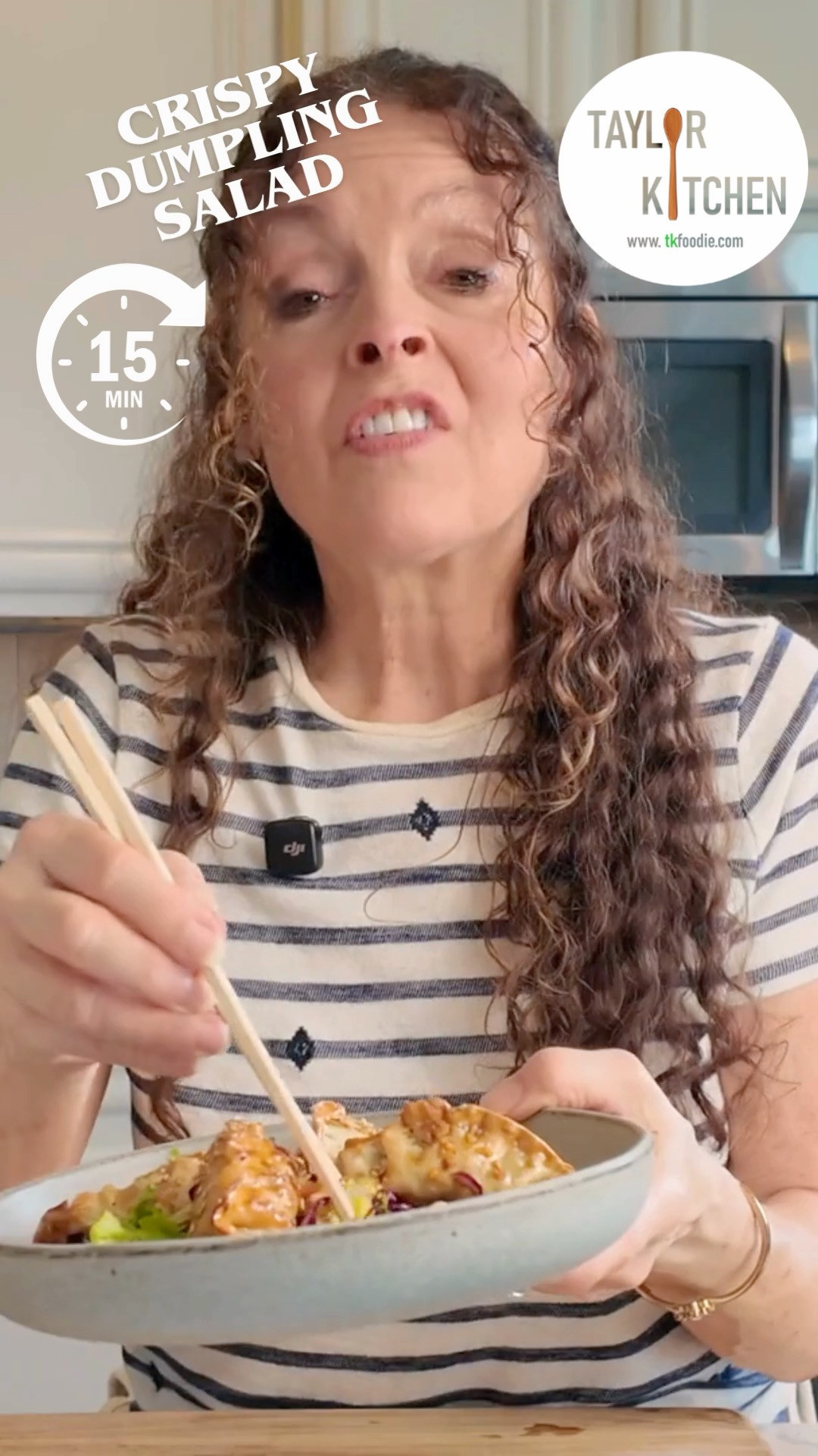 #15MinuteMeal alert!  ‼️. This craveable Crispy Gyoza Dumpling Salad is so fun.  Everyone loves it & of course, the kiddos will eat the dumplings even if you can't get them to eat the greens 😉
The dumplings crisp up perfectly in my @Cosori air fryer in about 10 minutes.  Toss with a. bit of the dressing, them assemble the salad, add more dressing & dive in.  Chopsticks optional 😊

Easy Recipe is here on TKFoodie.com -https://www.taylorkitchen.net/recipes/crispy-gyoza-dumpling-salad

Cosori 6 qt Turboblaze Air Fryer - https://www.amazon.com/dp/B0GLX9TGJV?ref=t_ac_view_request_product_image&campaignId=amzn1.campaign.3LEMDYAV96QE7&linkCode=tr1&tag=tmtservicesll-20&linkId=amzn1.campaign.3LEMDYAV96QE7_1788639500629

All the things to get you started are here on my LTK.

#LTKfoodie #LTKHome