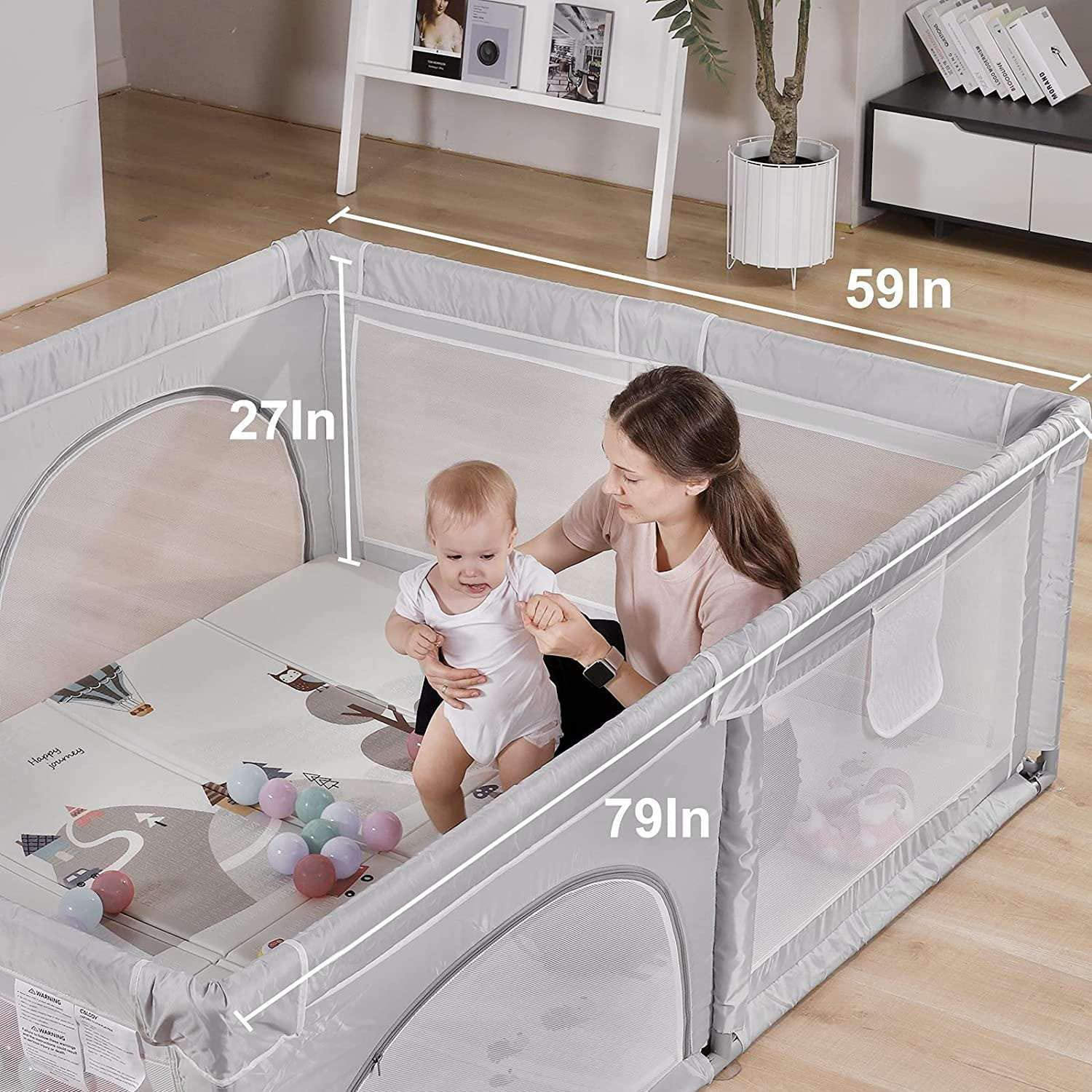 Lennox furniture 200X150X68CM Extra Large Playpen, Play Yard Indoor out door and Kids Atlantic Activ | Amazon (CA)