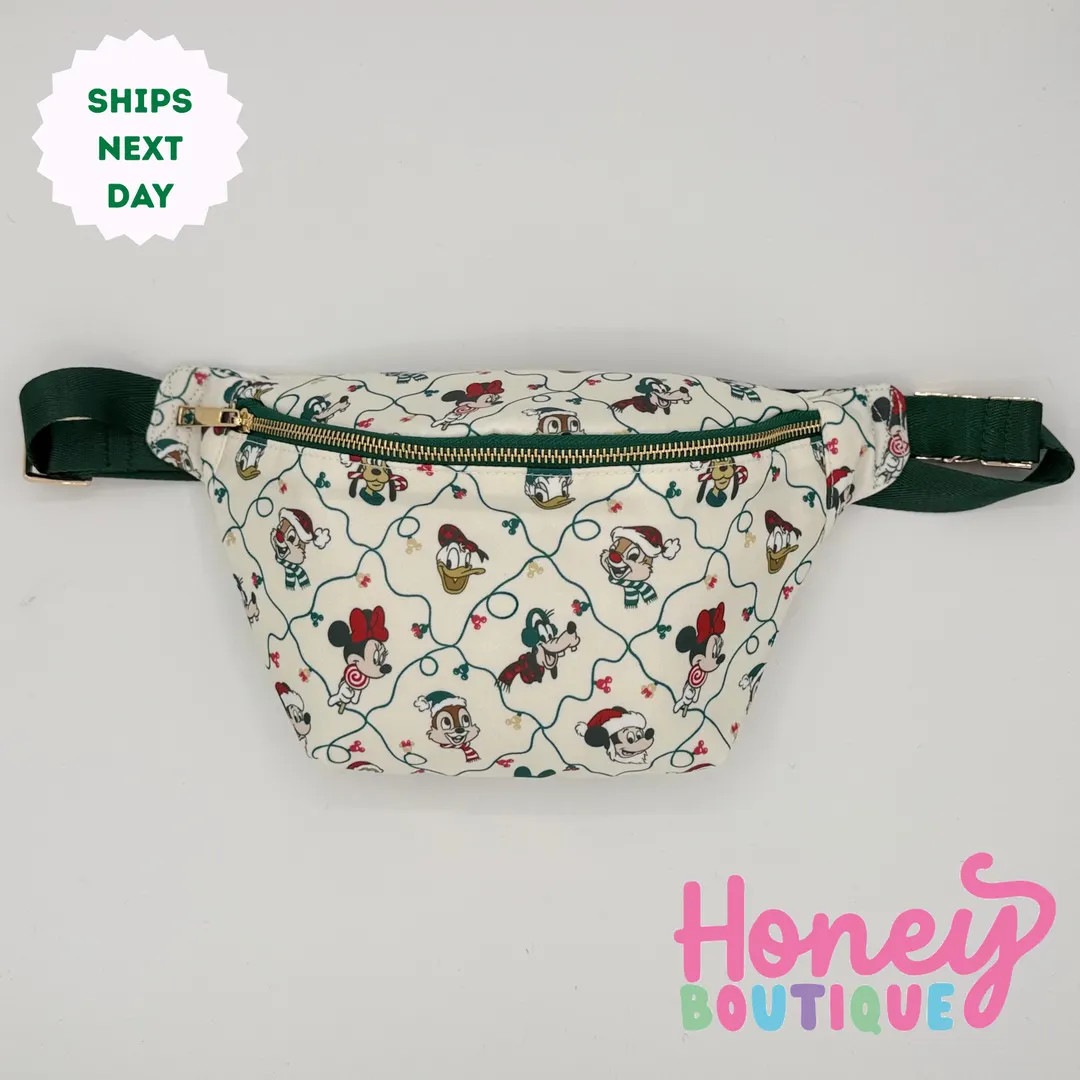 NEW Jolly Mouse and Friends LARGE Christmas Fanny Pack | Etsy (US)