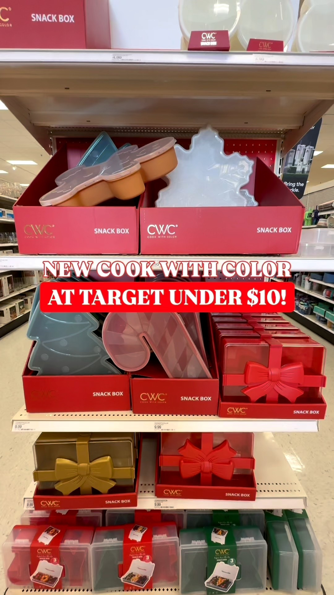 NEW AT TARGET: CHRISTMAS COOK WITH COLOR CONTAINERS ❤️✨🎄

These would be perfect for throwing your snacks in while you drive around looking at Christmas lights or stocking it with goodies for someone! ✨

Target finds, target haul, target run, new at target, cook with color, Christmas finds, Christmas snack boxes, Christmas gift ideas, gifts under $10, gifts for anyone, secret Santa, Christmas storage 



#LTKSeasonal #LTKHoliday #LTKGiftGuide