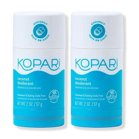 Kopari Aluminum Free Coconut Deodorant, Non Toxic & Clean Plant-Based, No Aluminum, Parabens or B... | Amazon (US)