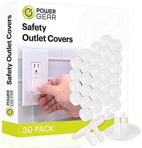 Power Gear Plastic Outlet Covers, Shock Prevention, Child Safe, Easy Install, UL Listed, Clear, 5... | Amazon (US)