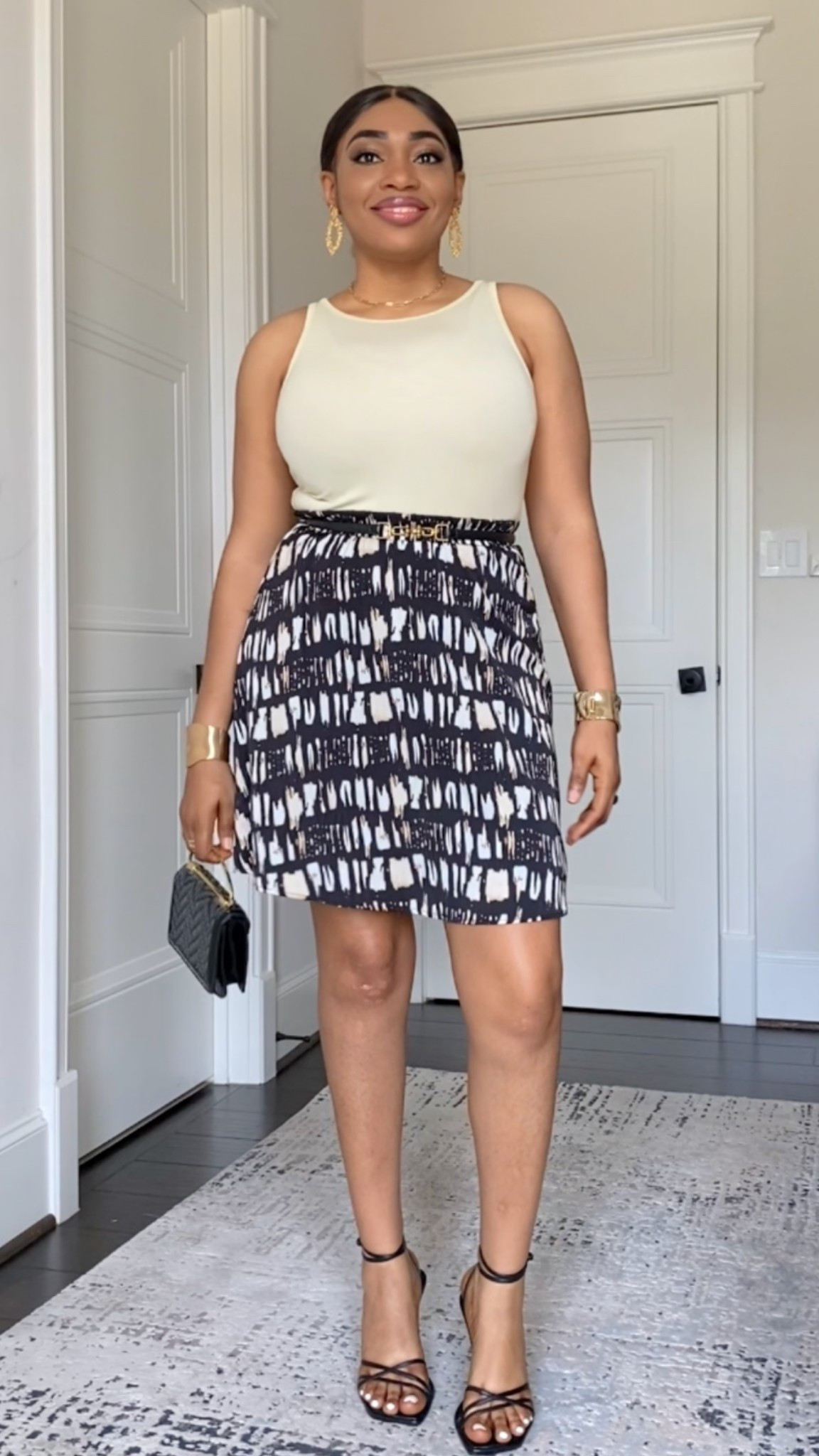 Silk skirt