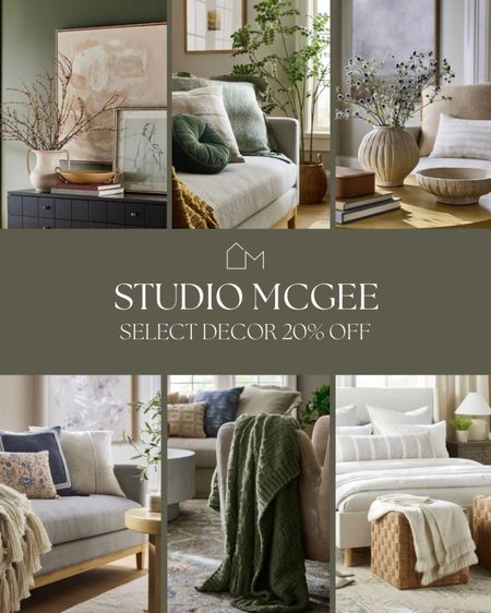 Studio McGee 20% off select decor



#LTKhome #LTKsalealert