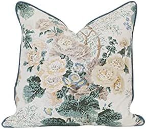 Fashion Printed Modern Style Pillowcase Lee Jofa Althea Throw Pillow Cover Vintage Peony Flower P... | Amazon (US)