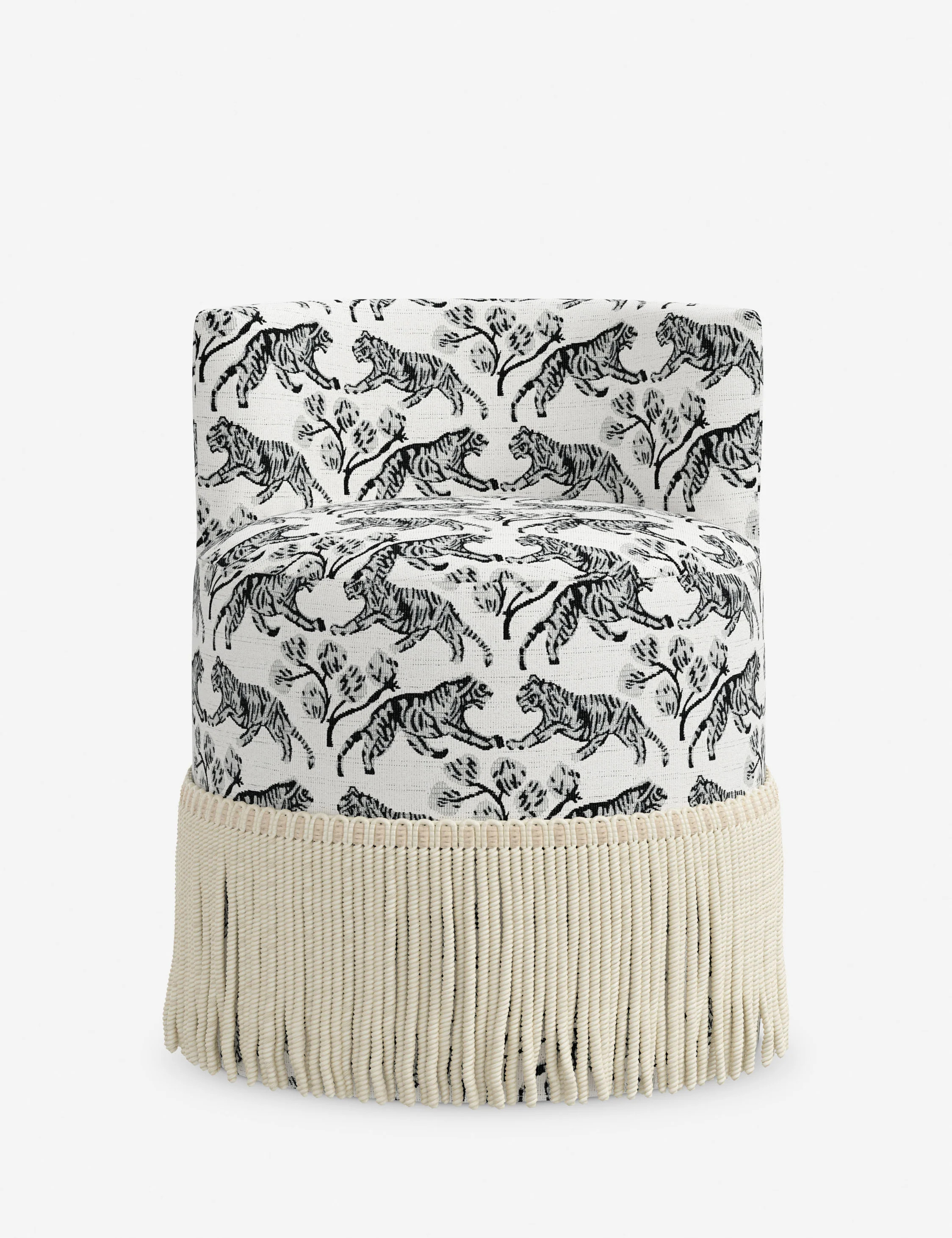 Olivares Accent Chair, Tiger Ivory by Sarah Sherman Samuel | Lulu and Georgia 