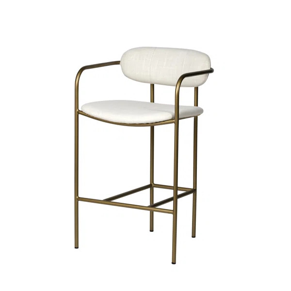 Belarus Frost Fabric Seat Bar Stool | Wayfair North America