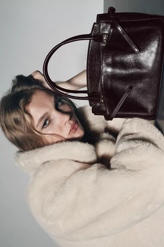 LEATHER MINI CITY BAG | Zara US