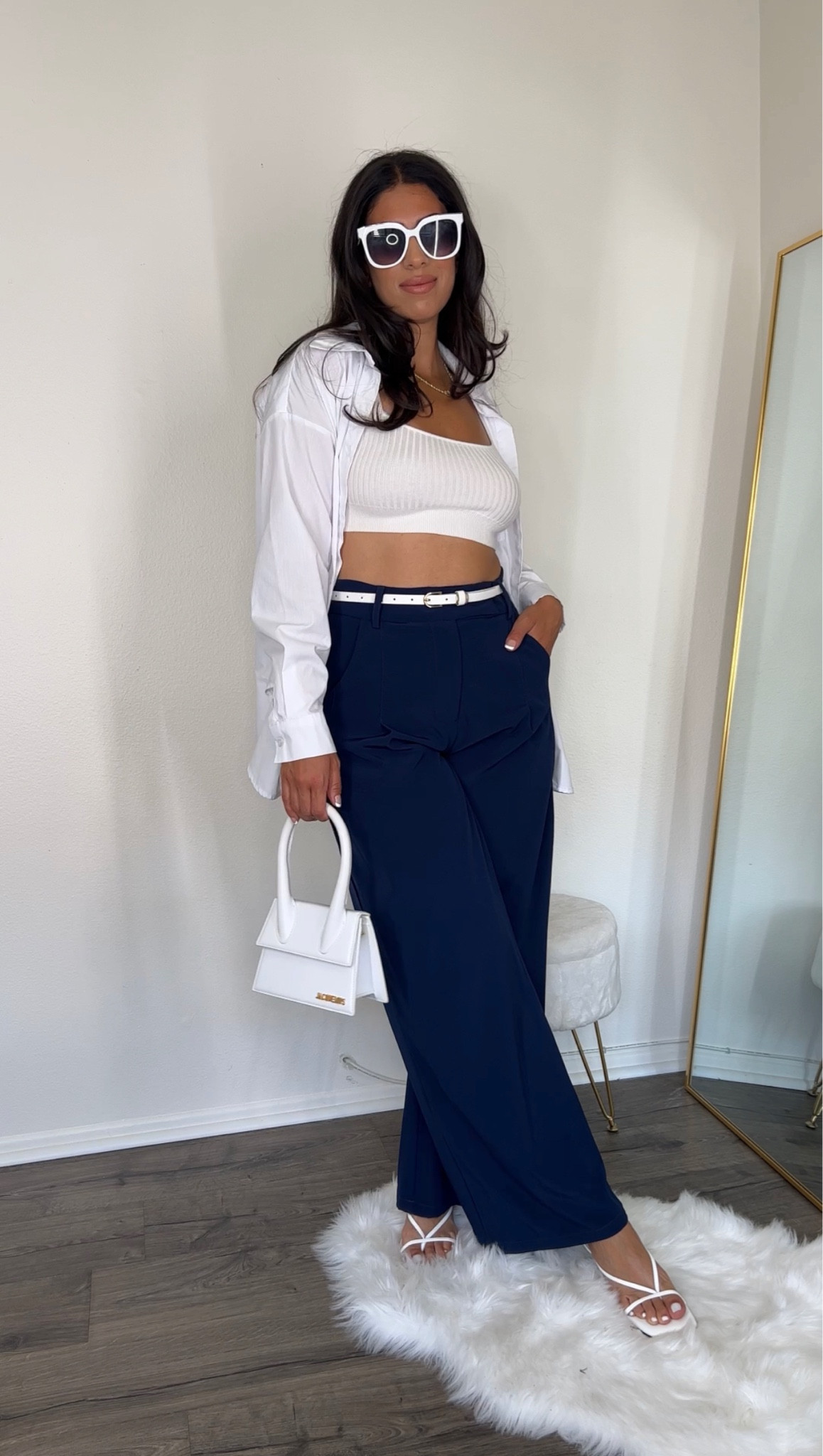 How to style a white shirt for summer 
#trousers #chicoutfit 

#LTKFind #LTKstyletip #LTKunder50