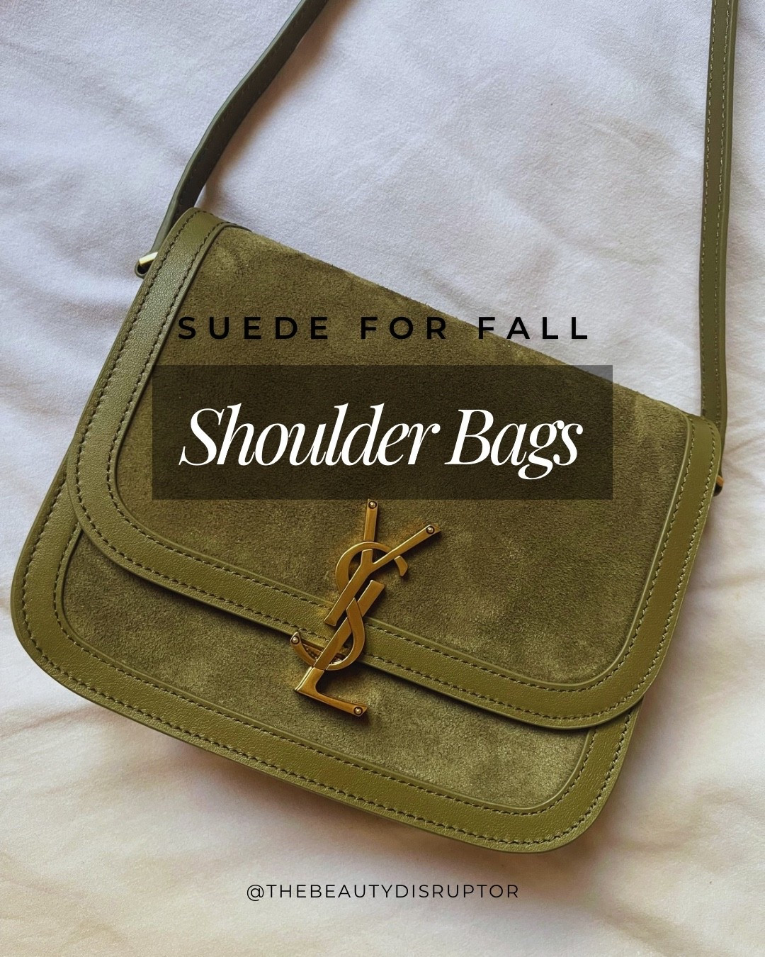 Suede handbags are the perfect addition to your fall wardrobe. 👜✨

Suede is trending, and it’s an absolute must-have for every fashionista. If you want to upgrade your wardrobe and take your style up a notch, then invest in a suede bag this season. This warm and luxurious texture can elevate any fall outfit. 

Seen here is my Saint Laurent Solferino Shoulder Bag that I purchased in 2020. It’s timeless, elegant and be worn with just about anything. One of my favorite pieces, this bag was definitely worth the investment. 

#handbags #suede #falltrends

#LTKItBag #LTKStyleTip