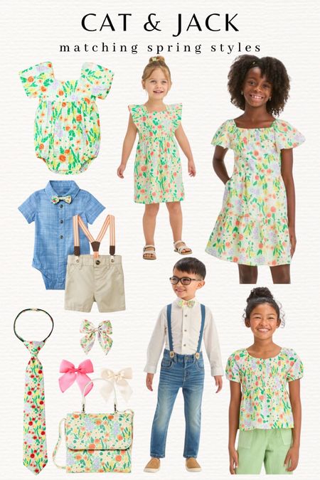 CAT & JACK matching floral print spring styles 🌱🌼🌸 Baby, toddler, big kids available to shop from for fun family matching outfits!

#LTKkids #LTKbaby #LTKstyletip