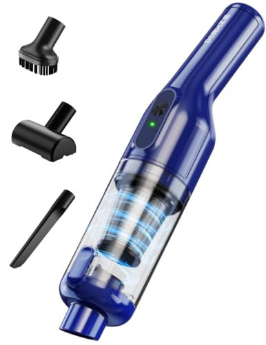 dormzie Handheld Vacuum Cordless, Car Vacuum with 19000Pa Powerful Suction,1.3 lbs Lightweight, Type-C Charge, Multiple Accessories for Car Home Office Pet | Amazon (US)