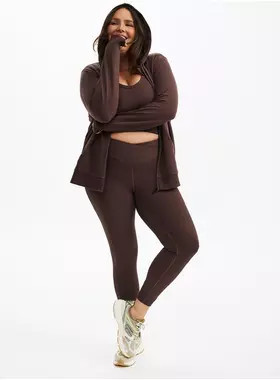 Performance Rib V-Band Active Legging | Torrid (US & Canada)