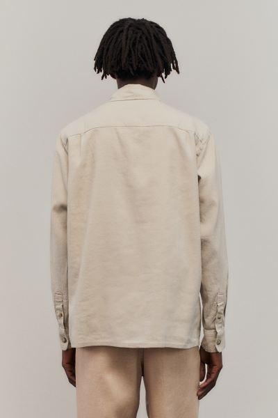 Regular Fit Linen-blend Overshirt | H&M (US + CA)