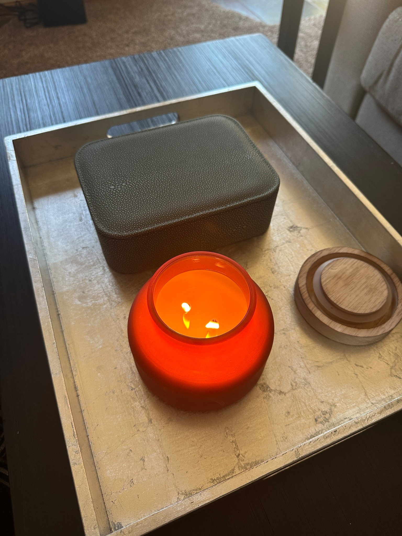 Fall candle - scent is fall apple pumpkin 🌾