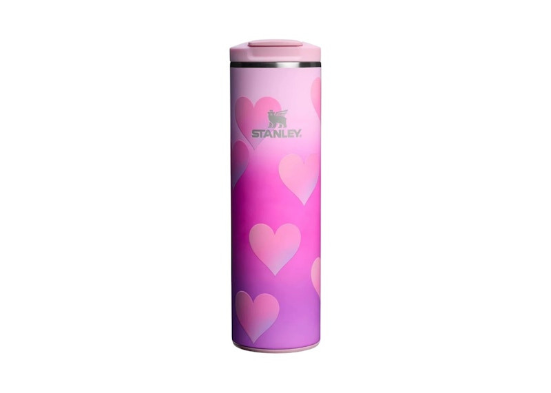Stanley Target Exclusive Valentines Day Collection Aero Light Transit 16oz Bottle in Powder Pink Heart Gradient | StockX