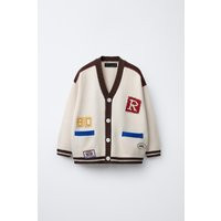 Zara - Cardigan Con Toppe - Écru - 13-14 Anni (164 Cm) - Bambini | Zara IT