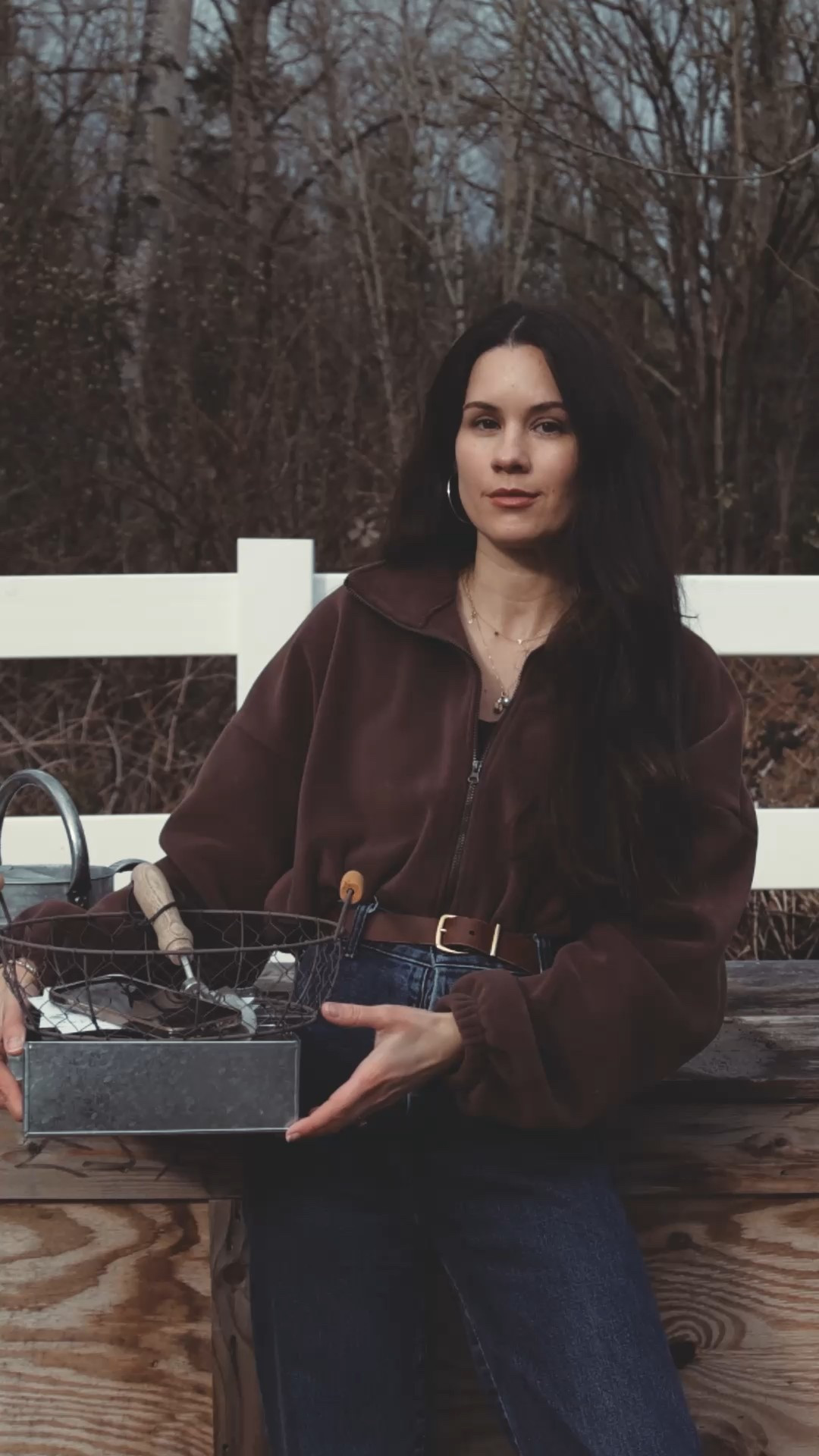 Moody winter garden days call for layers that feel as effortless as they look. I’ve been reaching for a rich brown zip-up fleece styled with high-waisted straight leg jeans and a classic leather belt — an easy, everyday outfit that still feels polished enough to run into town.

Seed starting days are my favorite kind of reset. A quiet hour at the potting bench, a classic galvanized watering can, and a simple metal seed starting tray ready for cool-season flowers 🌿

#WinterStyle #HighWaistedJeans#CapsuleWardrobe #EverydayOutfit #LTKStyle #ChicCasual #FarmStyle #seedstarting #cutflowergarden #flowerfarm #springgarden #gardentools #greenhousestyle #cottagegarden #heirloomseeds #gardeninspiration #ltkhome




#LTKvlog #LTKootd #LTKdayinmylife