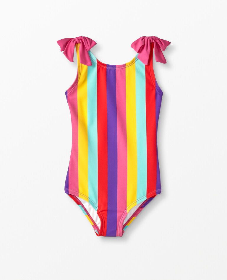 Multi-striped One Piece Suit | Hanna Andersson