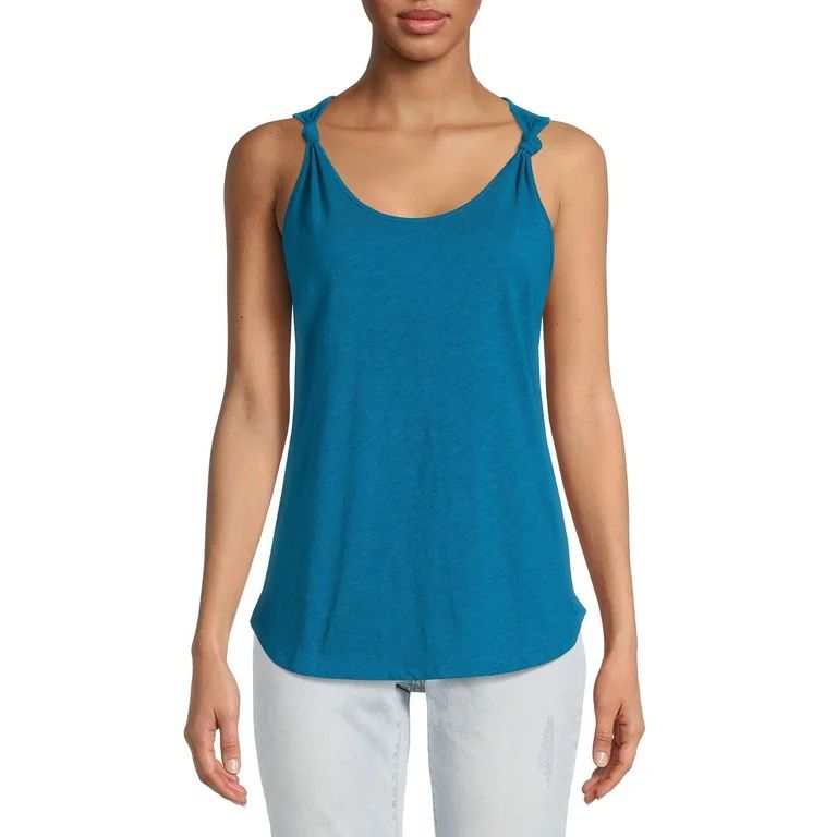 Time and Tru Women's Knot Tank Top | Walmart (US)