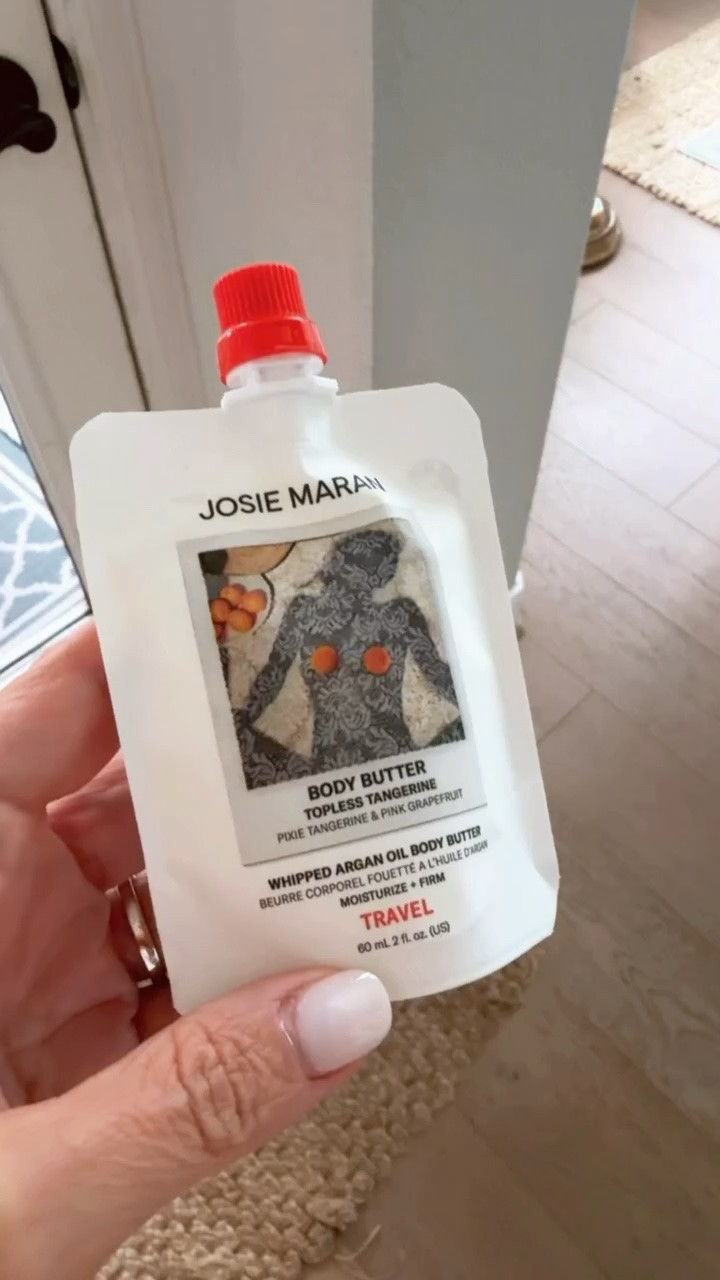 I tossed this travel size Josie Maran body butter into my bag before a weekend away, and it was perfect after long days in the sun and air conditioning. The whipped texture feels rich without being greasy, and the tangerine grapefruit scent is fresh without overpowering everything else.

Josie Maran body butter, travel size body lotion, whipped argan oil, hydrating body care, citrus body butter, dry skin care, vacation beauty, travel beauty essentials, moisturizing body cream, HauteandHumid

#LTKselfcare #LTKBeauty #LTKgrwm