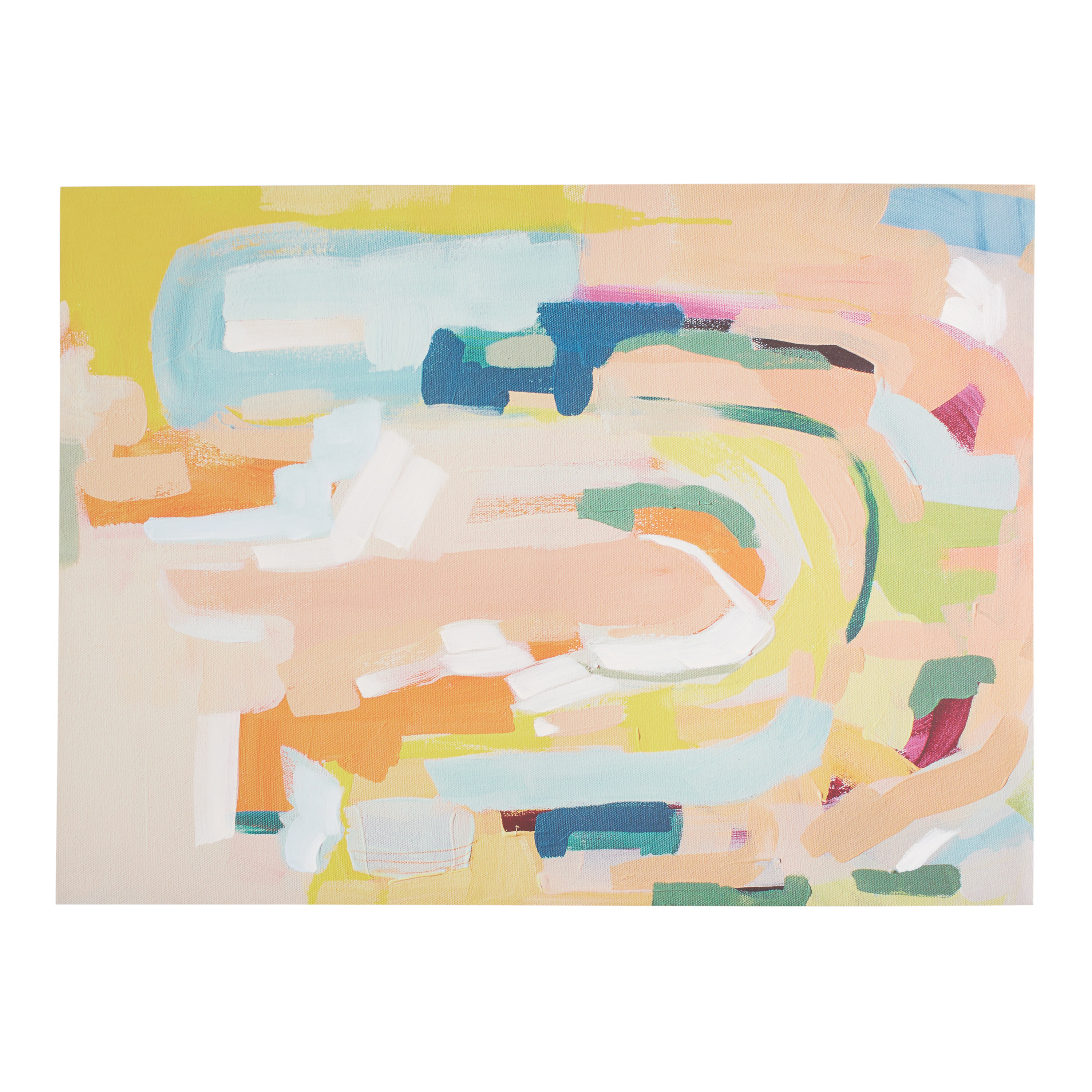 Pastel Abstract by Britt Bass Turner Canvas Wall Art | World Market