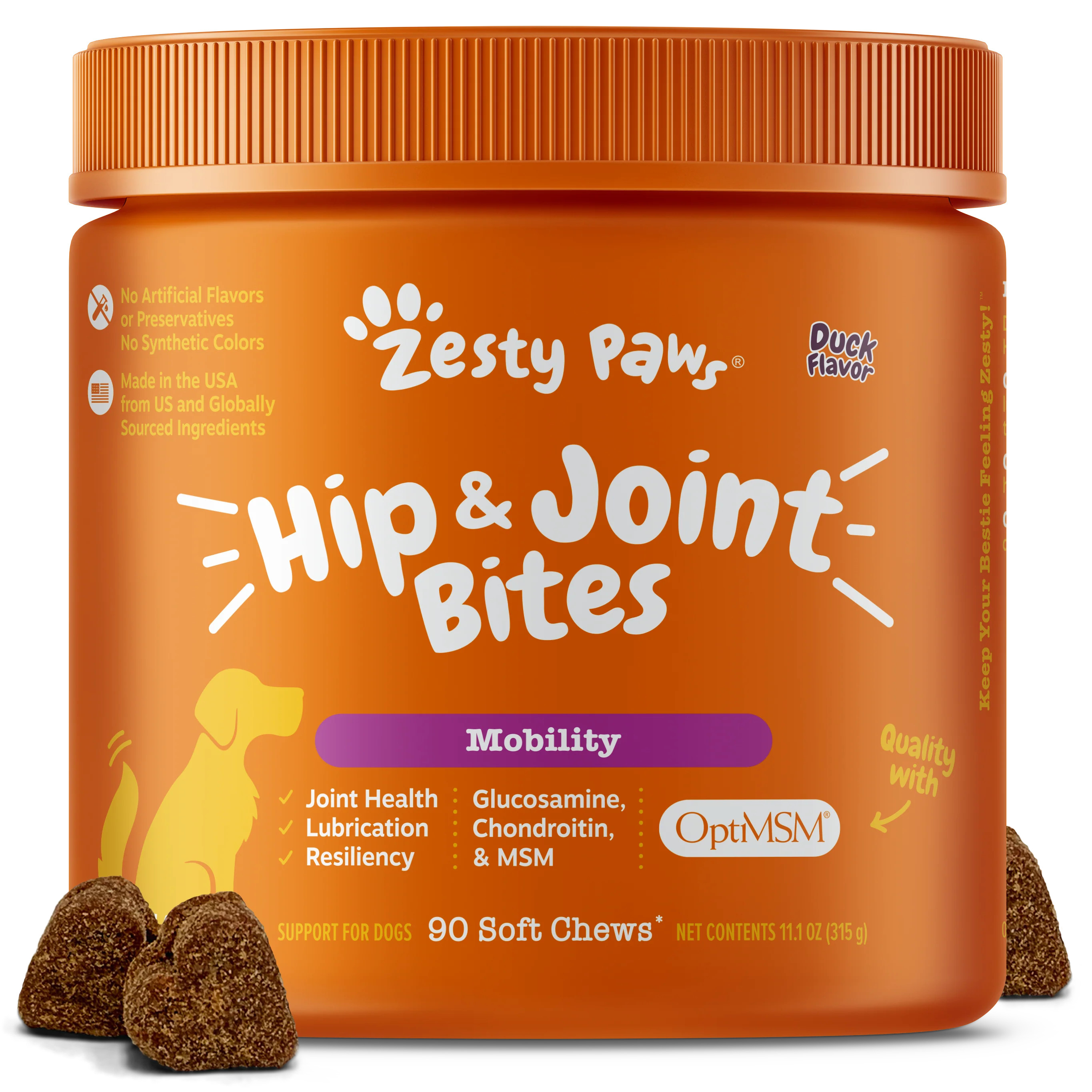 Hip & Joint Mobility Bites for Dogs | Zesty Paws