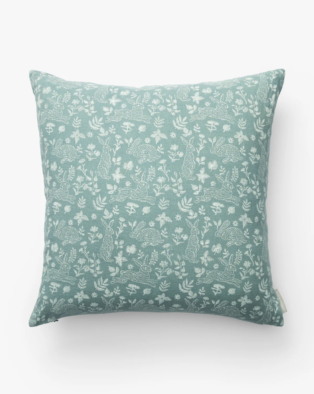 Bunny Blockprint Pillow Cover | McGee & Co. (US)
