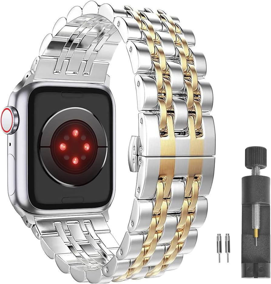 AmzAokay Band Compatible with Apple Watch Series Ultra 2 SE Series 9 8 7 6 5 4 40mm 41mm 44mm 45m... | Amazon (US)