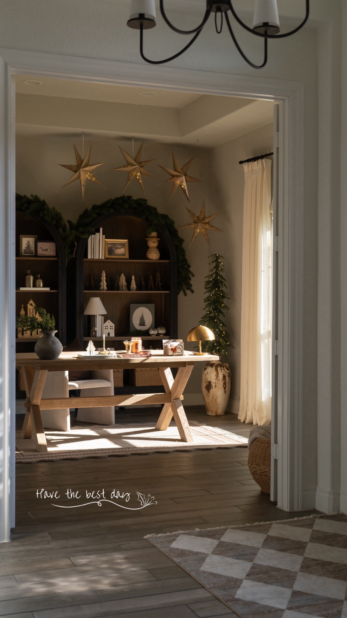 A view of our home office 🥹🤎 

#LTKHome #LTKHoliday #LTKGiftGuide